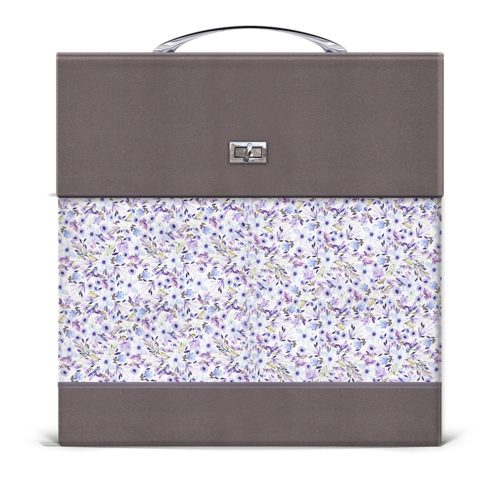 Maleta Vanity Berenjena y Jazmín Violeta