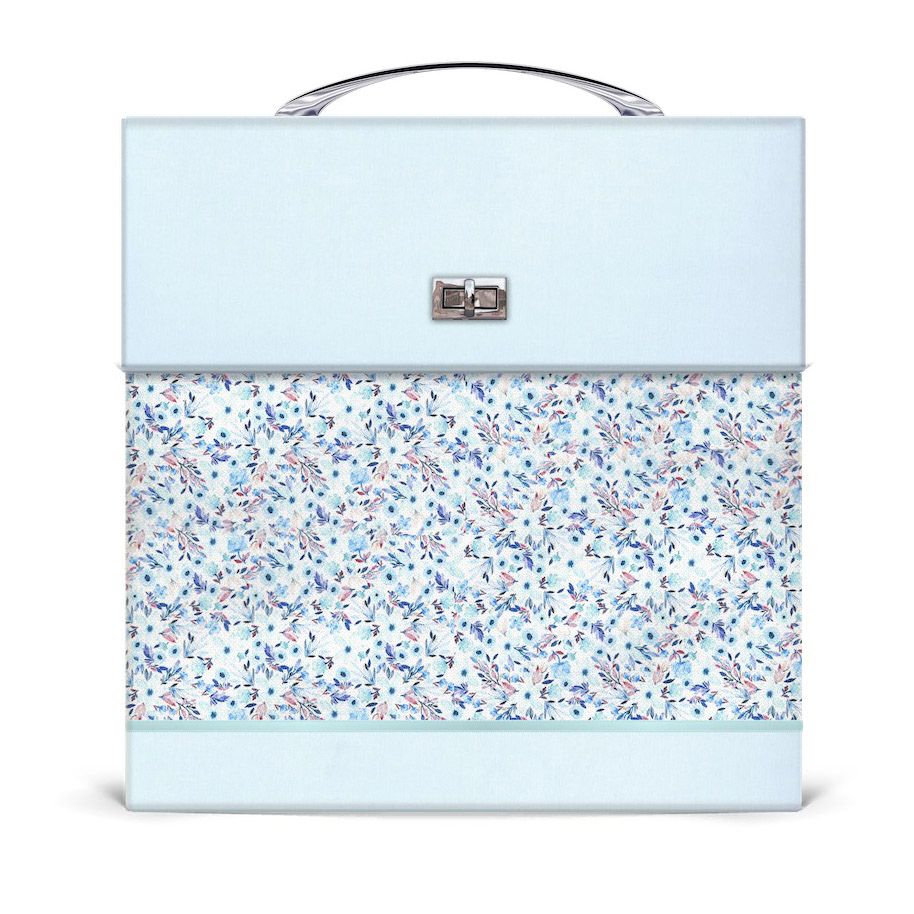 Maleta Jazmín y Lino Celeste