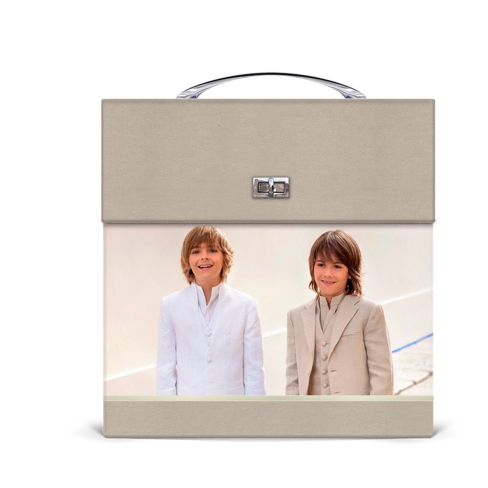 Maleta Vanity Platino con foto